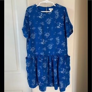 Gymboree Blue Jersey Dress, Children’s Size 7